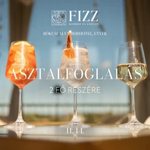 2 fős asztalfoglalás - Fizz Hour 11.14. (LEFOGYASZTHATÓ)