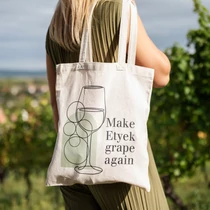 Vászontáska - "Make Etyek grape again"